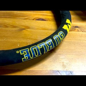U of M steering wheel cover